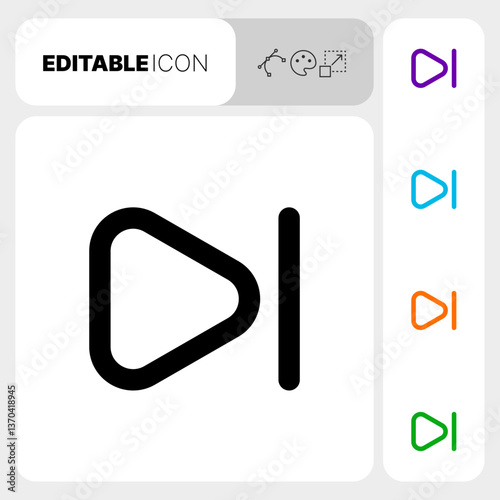 Next icon symbol.