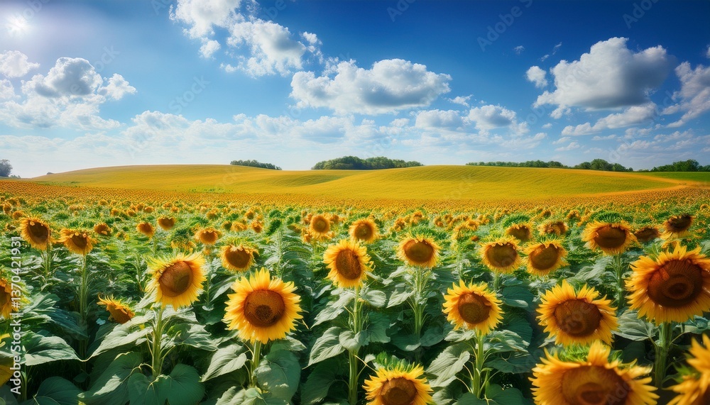Obraz premium Breathtaking views await in this floral paradise. 