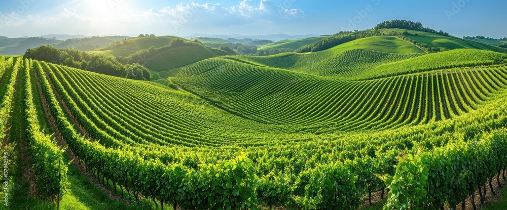 Lush Vineyard Landscapes Lush Vineyard Landscapes
