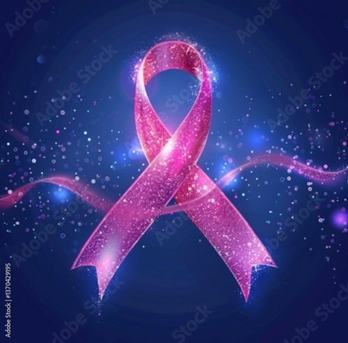 Wallpaper Mural breast cancer awareness ribbon Torontodigital.ca