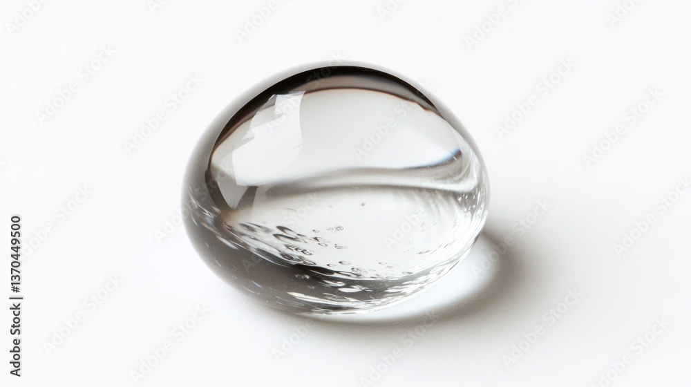 Single Water Droplet with Fine Details Single Water Droplet with Fine Details