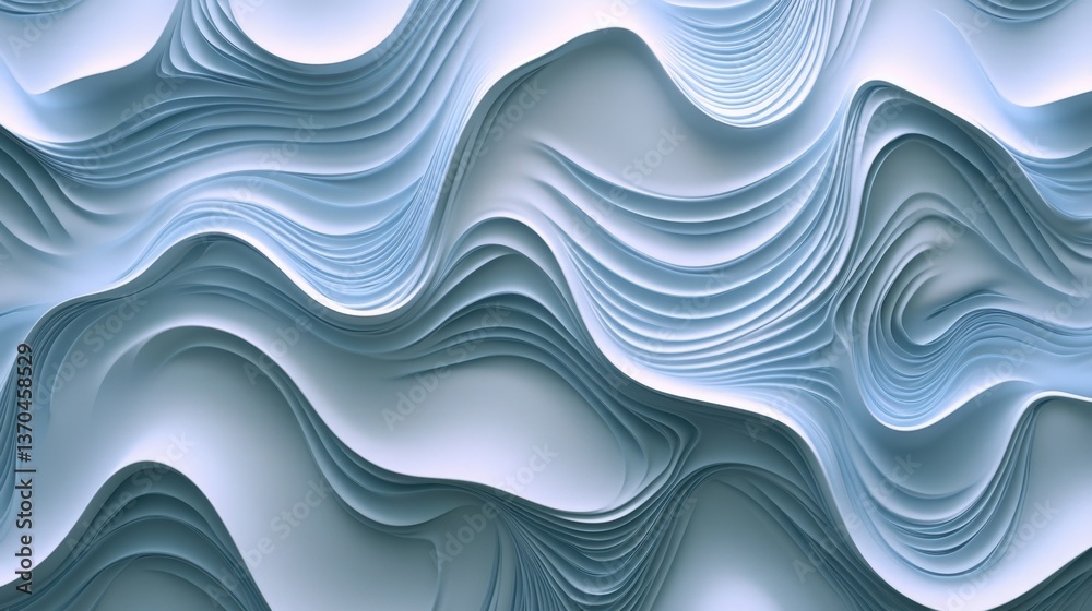 Gentle flowing organic lines in soft blue hues creating a soothing, modern wallpaper texture Gentle flowing organic lines in soft blue hues creating a soothing, modern wallpaper texture