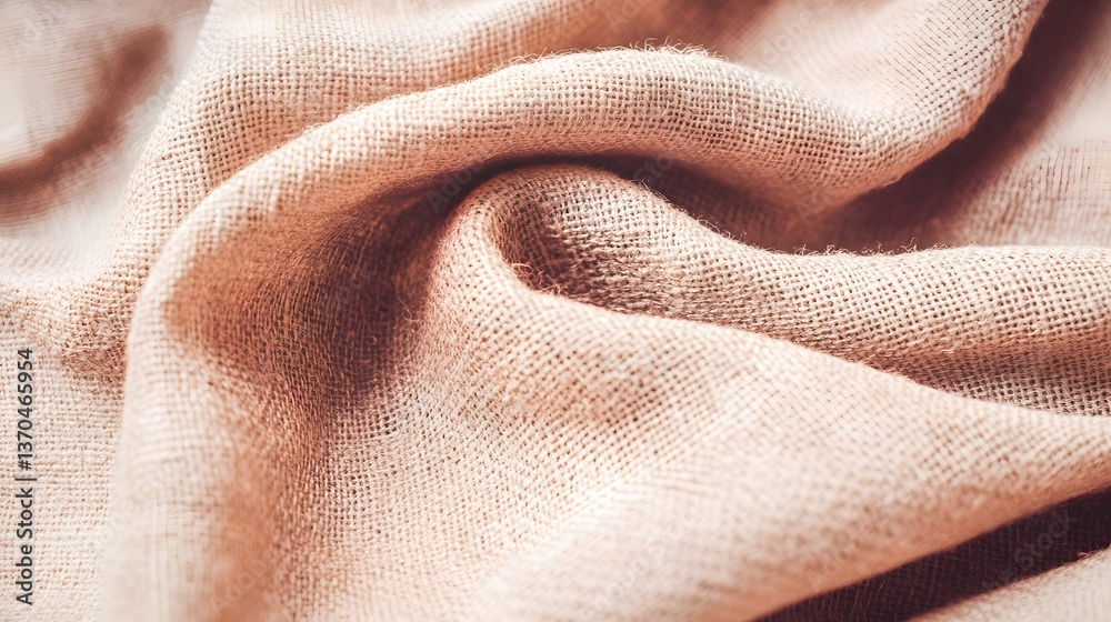 Closeup Beige Burlap Fabric Texture Background Closeup Beige Burlap Fabric Texture Background
