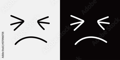 シンプルな手描き感情のセット
