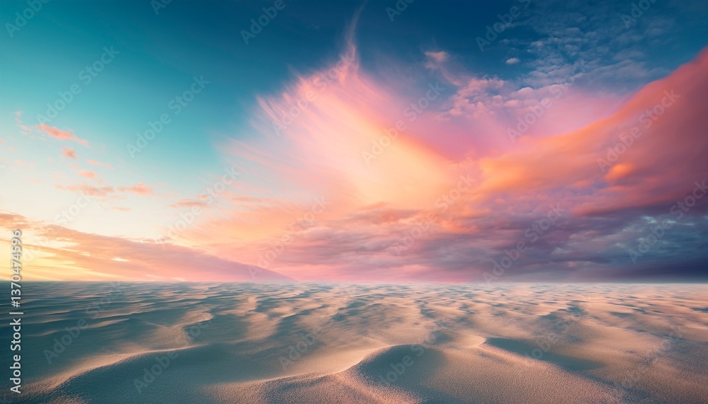 Obraz premium Experience pastel colors in a dreamy landscape. 