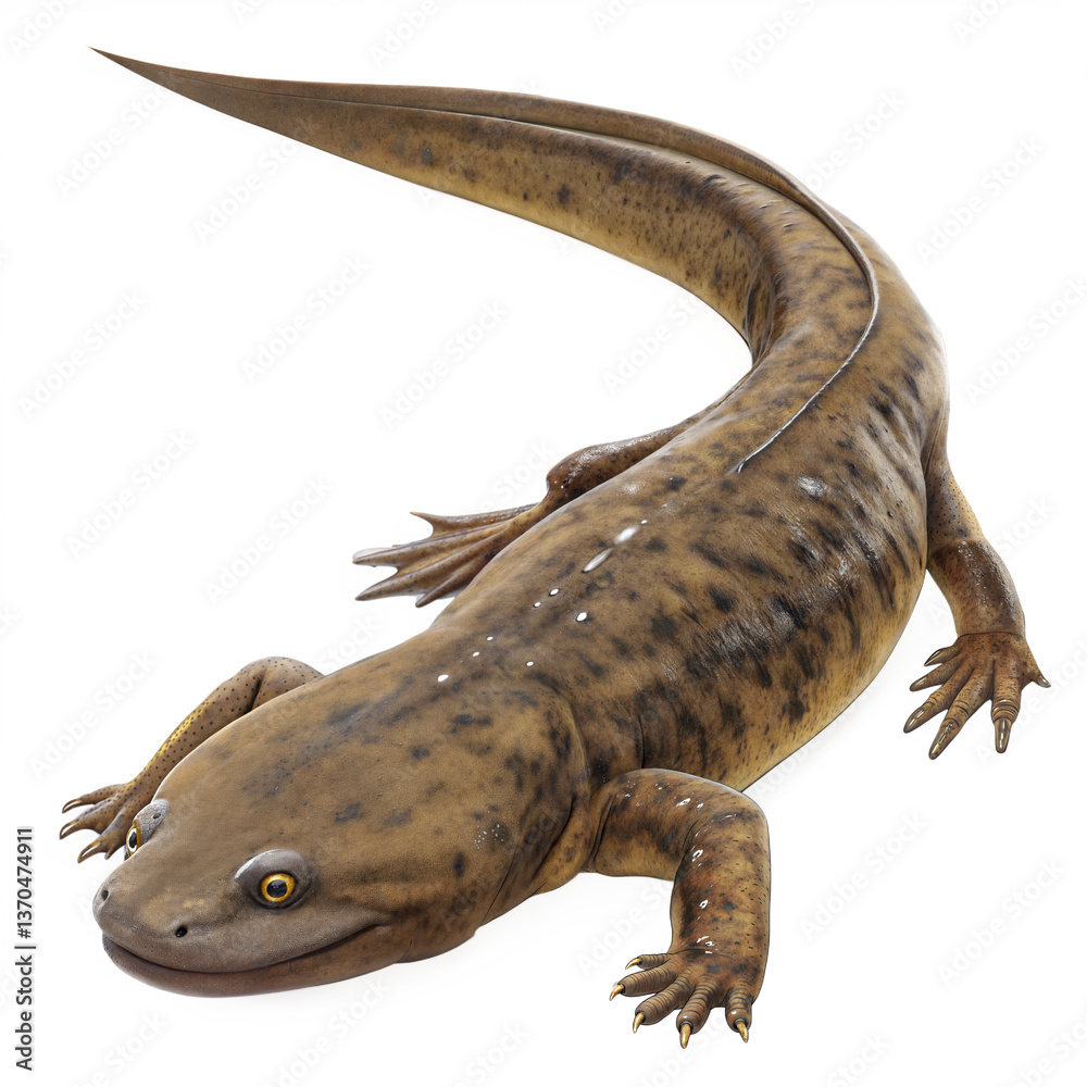 Fototapeta premium Giant Salamander AI Generated Image
