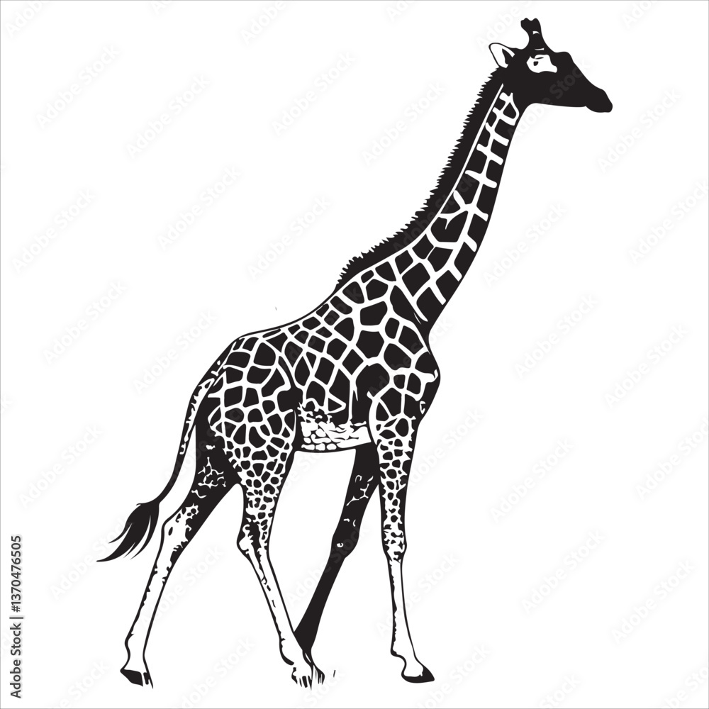 Naklejka premium Giraffe Vector