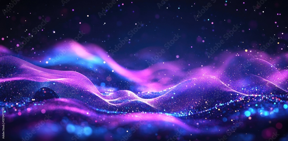 Fototapeta premium Abstract Wave of Light