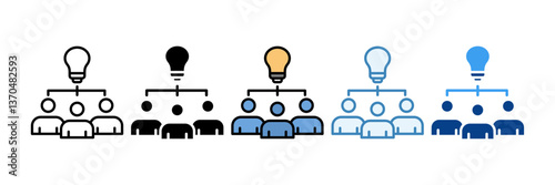 Creativity  Icon Set Multiple Style Collection