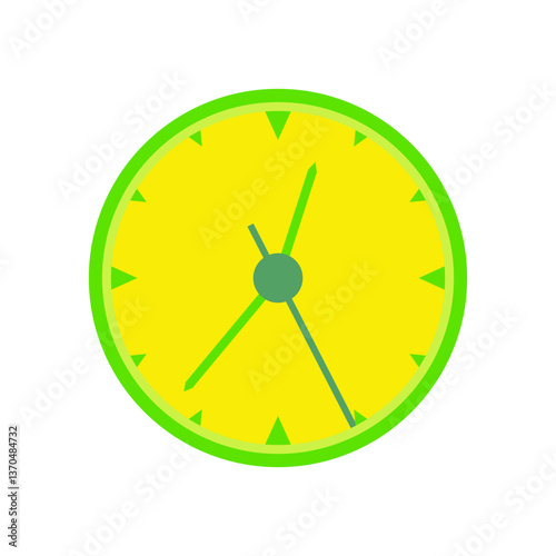 Clock on white background for your design. Clock icon.