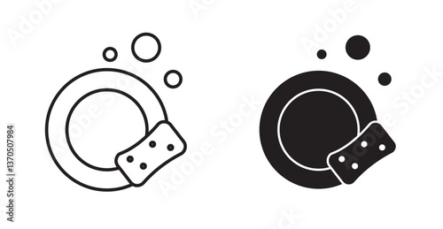 washing dishes icon