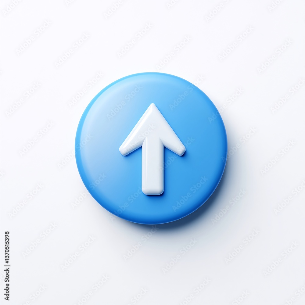 Clean and Simple Download Icon with Arrow Sign Isolated on White Clean and Simple Download Icon with Arrow Sign Isolated on White