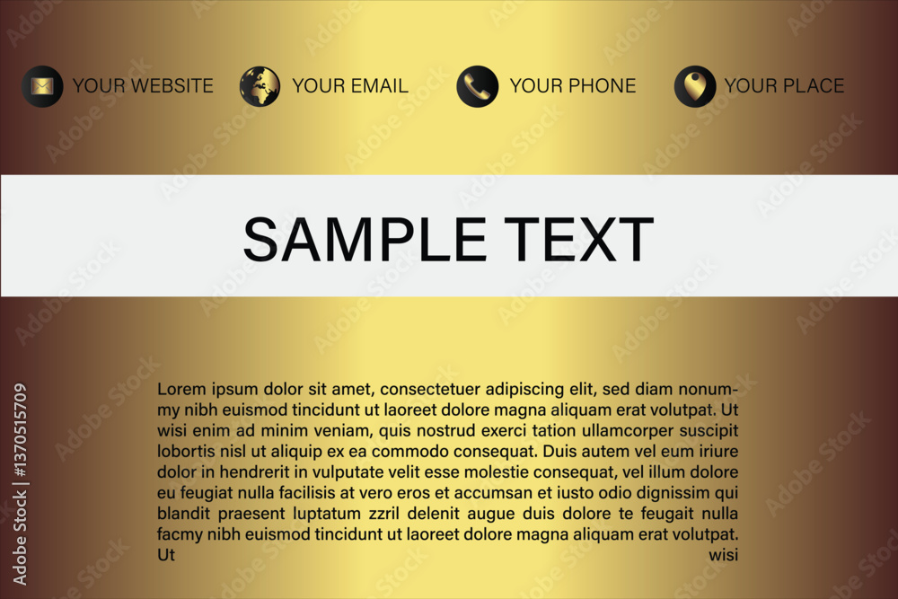 Contact Information & Text Sample
