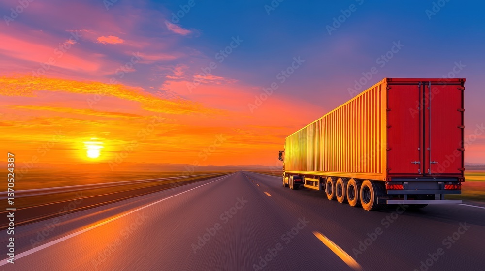 Majestic Sunset Highway Trucking Majestic Sunset Highway Trucking