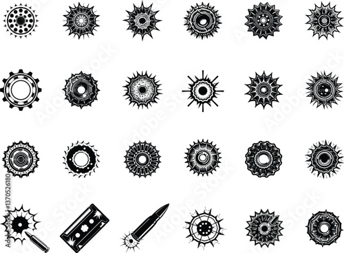 Bullet Hole SVG Bundle
