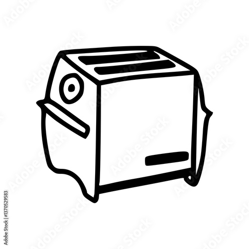 illustration of a toaster
