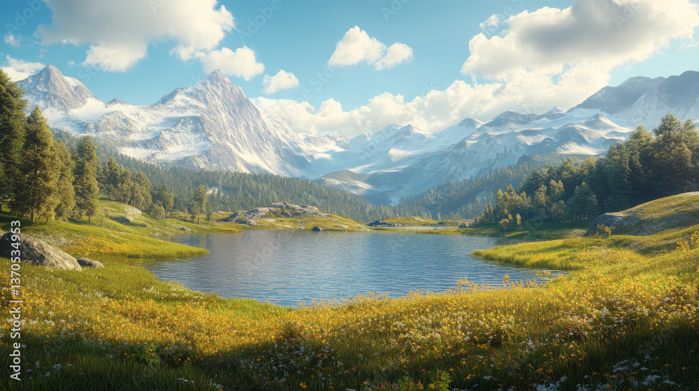 Fototapeta premium Marketing and advertising 3d icon 