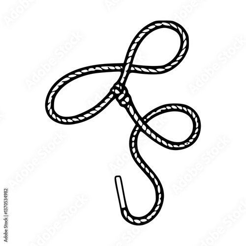 western rope loop design