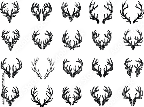 Deer Antlers SVG