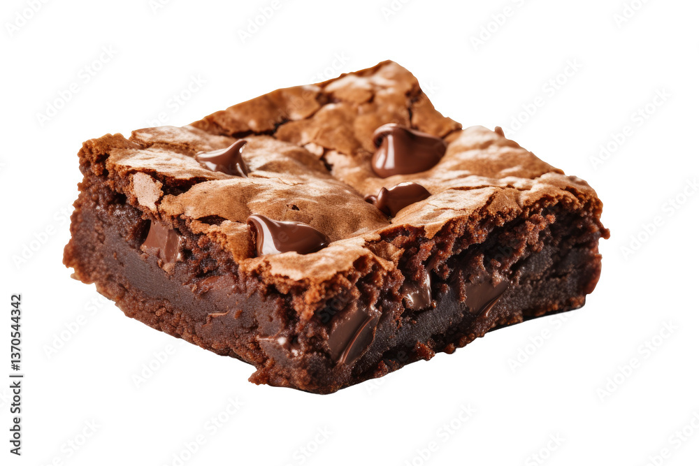 Brownie Falling PNG on transparent background