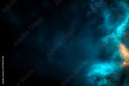 Starry Night Sky with Galaxy Explosion, Abstract Cosmos Concept, Space Stars in Deep Blue, Astronomy Beauty Pattern, Milky Way, Nebula, Celestial Space, Night Sky Exploration