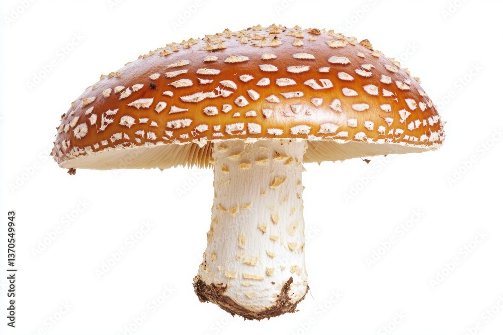 Obraz premium Mushroom on white background 