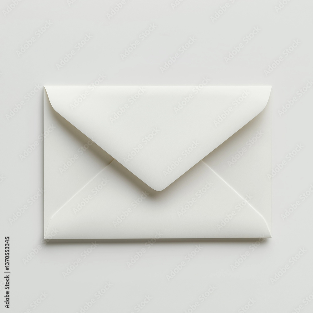 envelope on white background envelope on white background