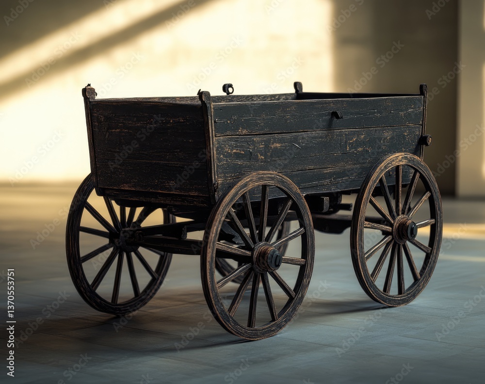 Fototapeta premium Antique wooden wagon