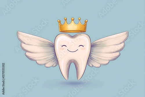 Winged Tooth for Golden Crown, Dental Care.