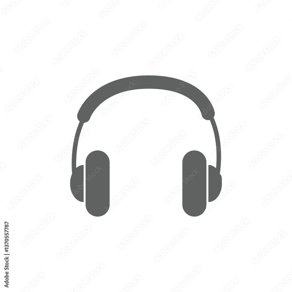 headphones isolated on white vector illustration headphones isolated on white vector illustration