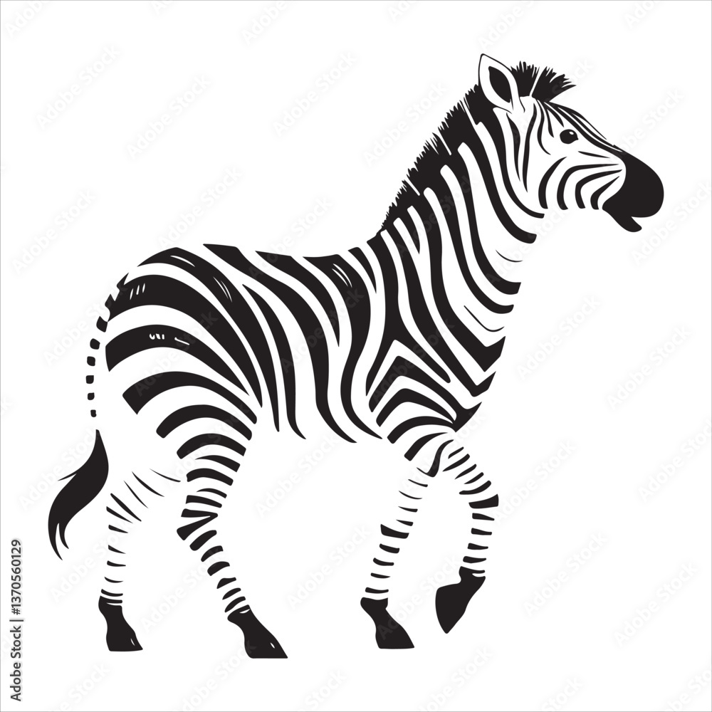Obraz premium Zebra Vector 