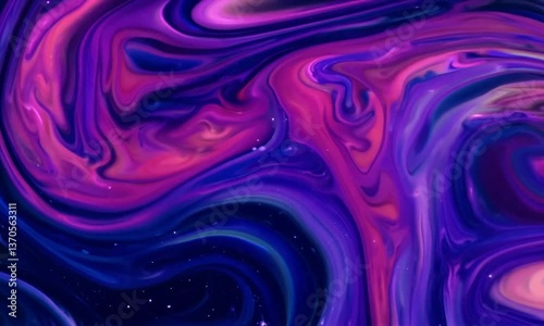 Abstract swirl background with vibrant colors Video animation