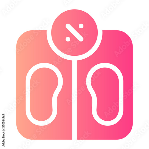 weight calculation gradient icon