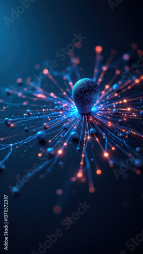 Visual representation of Nicotinamide Adenine Dinucleotide with an explosion-like effect to symbolize its vital role in cellular energy production.