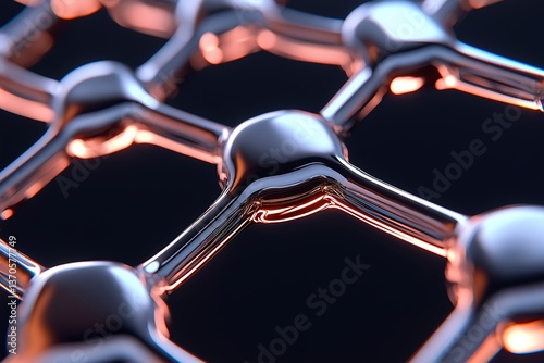 Microscopic View of Zirconium Oxide Coating on Metal Surface, Intricate Molecular Structure, Extreme Corrosion Resistance, High-Tech Background, Advanced Material Science, Nano Coatings