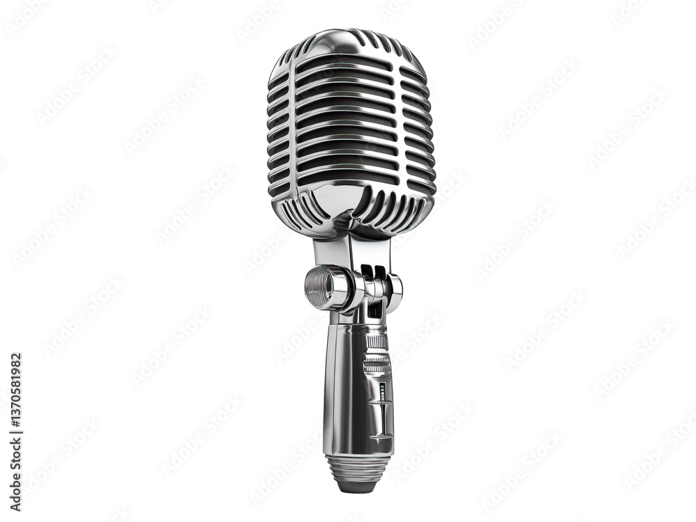 Fototapeta premium vintage retro microphone 