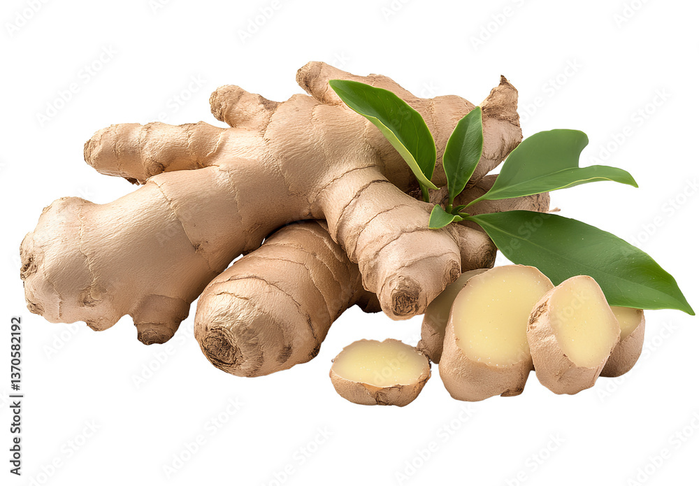 Ginger isolated on a transparent background PNG Ginger isolated on a transparent background PNG
