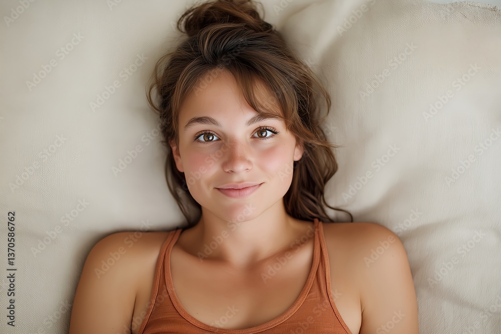 Homemade Selfie Photo of 26-Year-Old French Woman in Casual Setting, Natural Portrait, Personal Photography, Self-Portrait, Social Media Style, Modern Lifestyle Homemade Selfie Photo of 26-Year-Old French Woman in Casual Setting, Natural Portrait, Personal Photography, Self-Portrait, Social Media Style, Modern Lifestyle