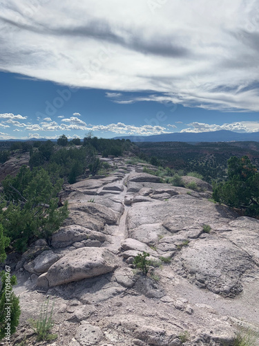 Stone Path along Tsankawi Mesa