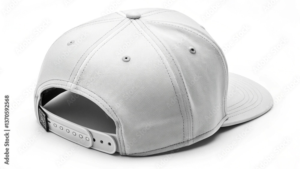 Obraz premium Snapback cap isolated (top view, white background)
