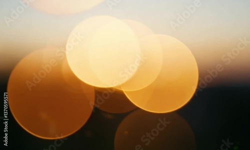 Glowing golden bokeh Light bokeh overlay Abstract pattern defocused lights abstract bokeh background festive bokeh effect Video animation	