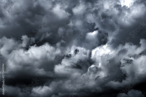 Obraz na płótnie Dramatic Storm Clouds Background w salonie