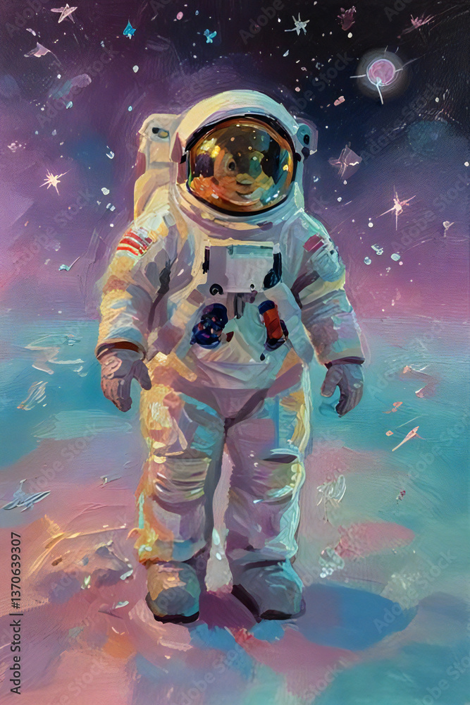 astronaut in space
