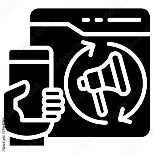 Remarketing Campaigns glyph icon