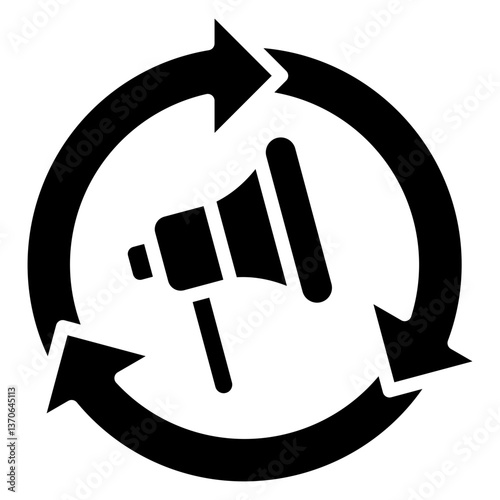 Ad Automation glyph icon