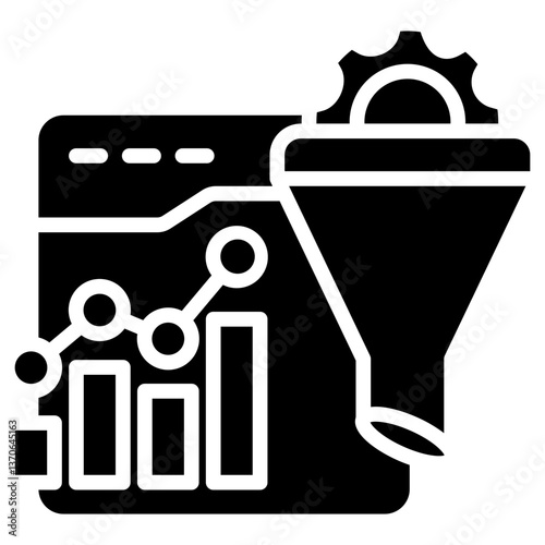 Conversion Optimization glyph icon