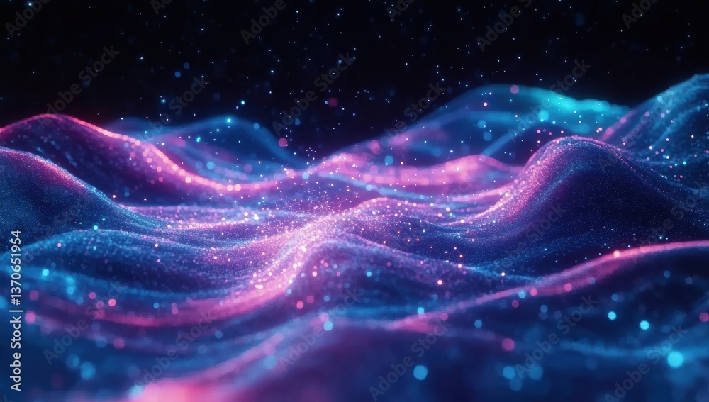 abstract background with stars