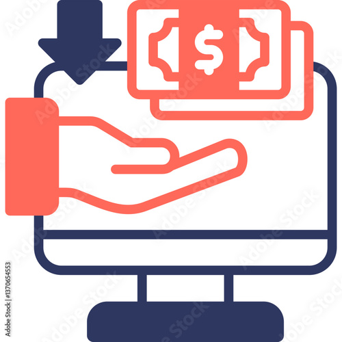 Sponsored Content mixed color icon
