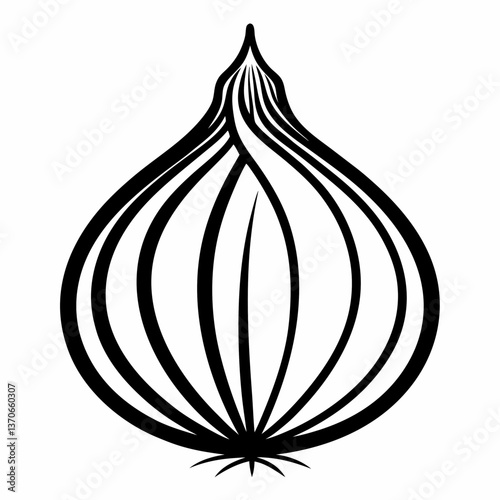 onion vector illustration