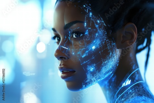 Wallpaper Mural portrait of a woman Torontodigital.ca